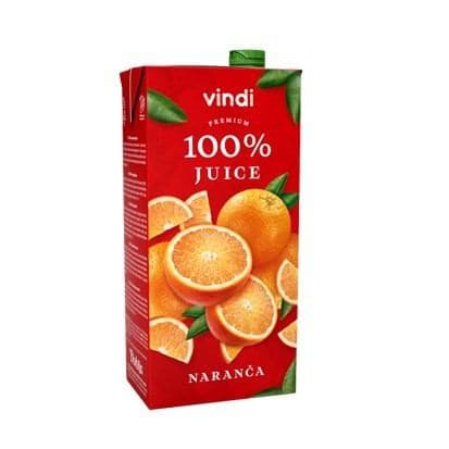 Vindi Juice naranča 100% 2 l Akcija u trgovini Gavranović