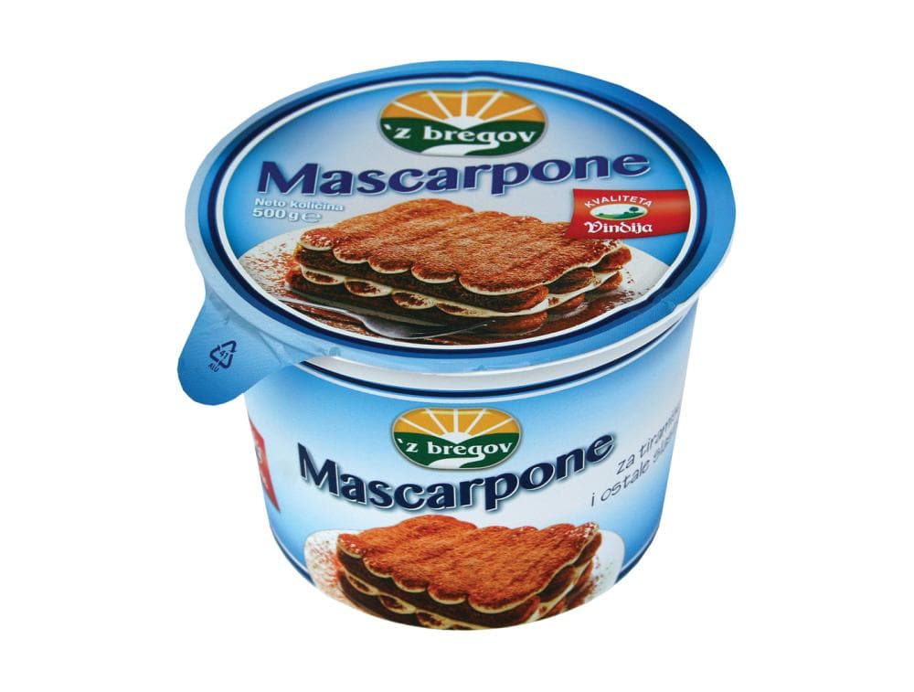 'z bregov Vindija sir Mascarpone 500 g Akcija u trgovini Tommy