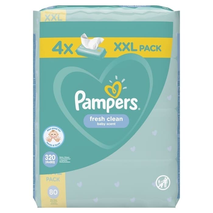 Pampers Fresh & Clean vlažne maramice 320 kom Akcija u trgovini Bipa