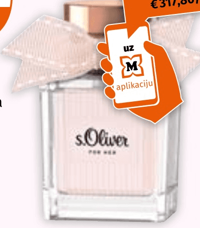s.Oliver For Her parfemska voda 50 ml Akcija u trgovini Mueller