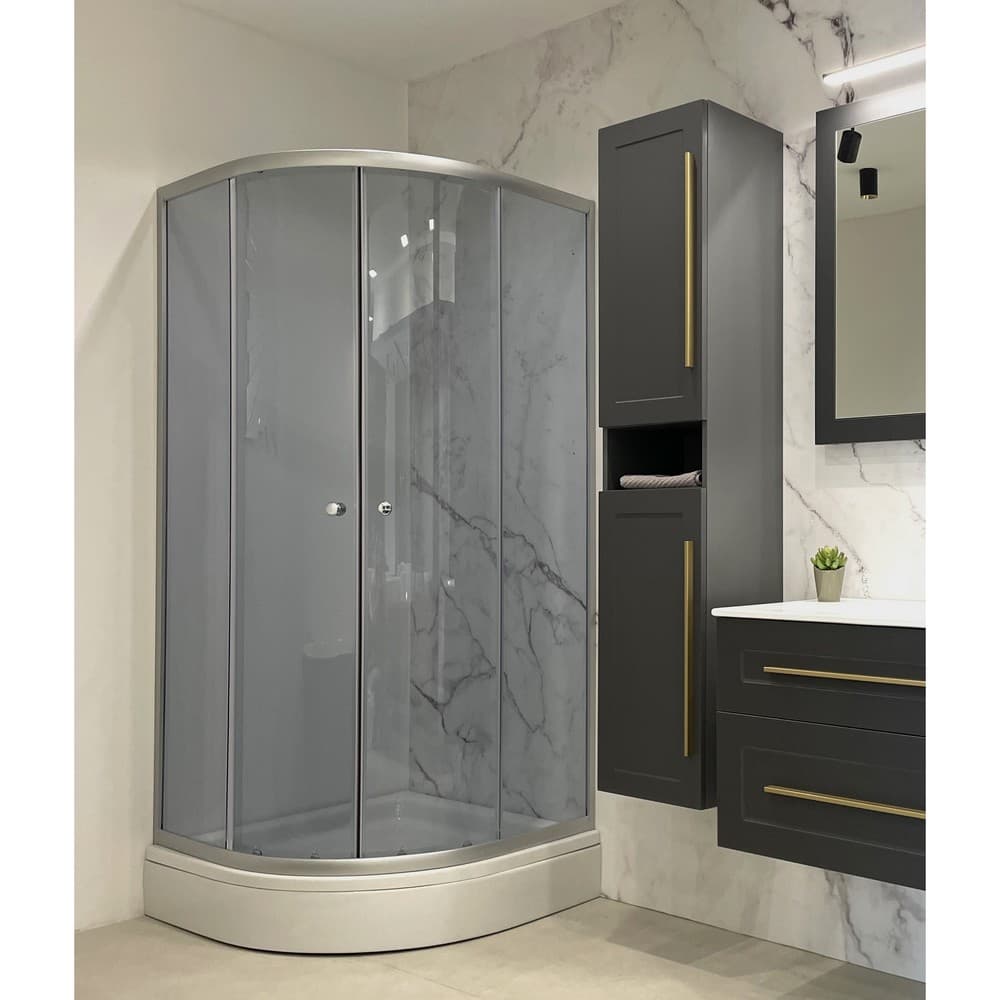 Tuš kabina s kadom Gray 80 x 80 x 205 cm Akcija u trgovini Pevex