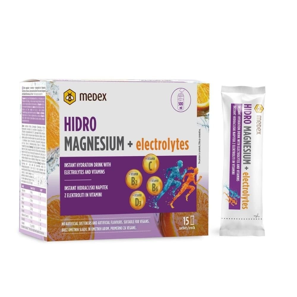 Medex Magnezij Hidro s elektrolitima 15x10 g Akcija u trgovini Bipa