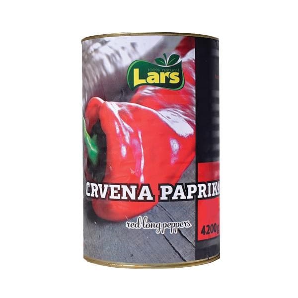 Lars Crvena paprika pečena 4,2 kg/ 2,1 kg Akcija u trgovini Stanić Diskont