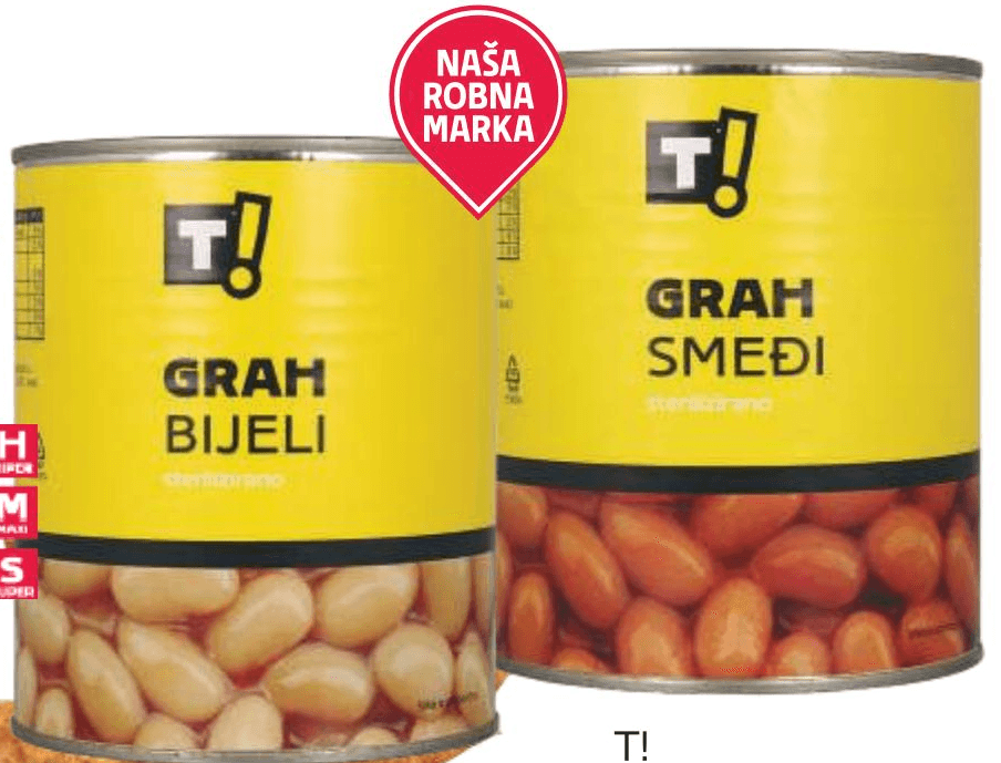 T! grah 800 g Akcija u trgovini Tommy