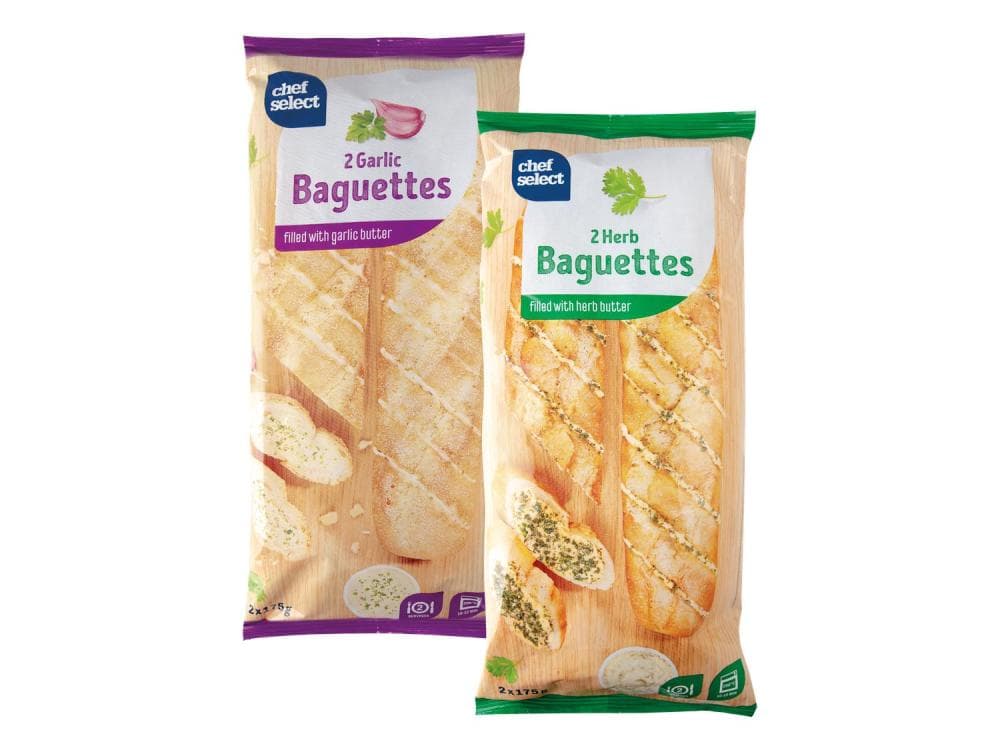 CHEF SELECT Baguettes 2 x 175 g Akcija u trgovini Lidl