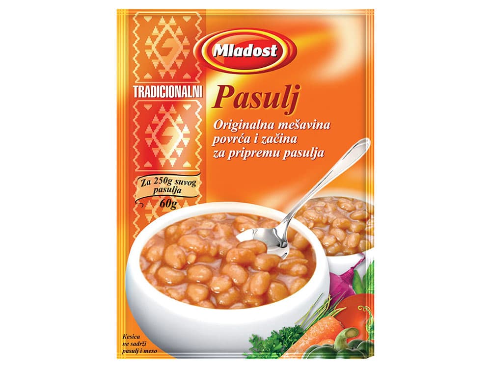 Mladost Mješavina začina za grah/punjenu papriku i sarmu 60g Akcija u trgovini Pivac
