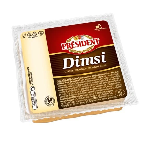Sir president dimsi 400 g Dukat Akcija u trgovini Pivac