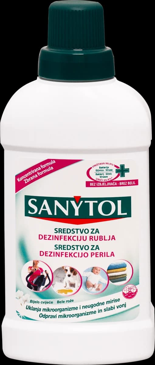 Sredstva za dezinfekciju i čišćenje rublja Sanytol razne vrste Akcija u trgovini Spar