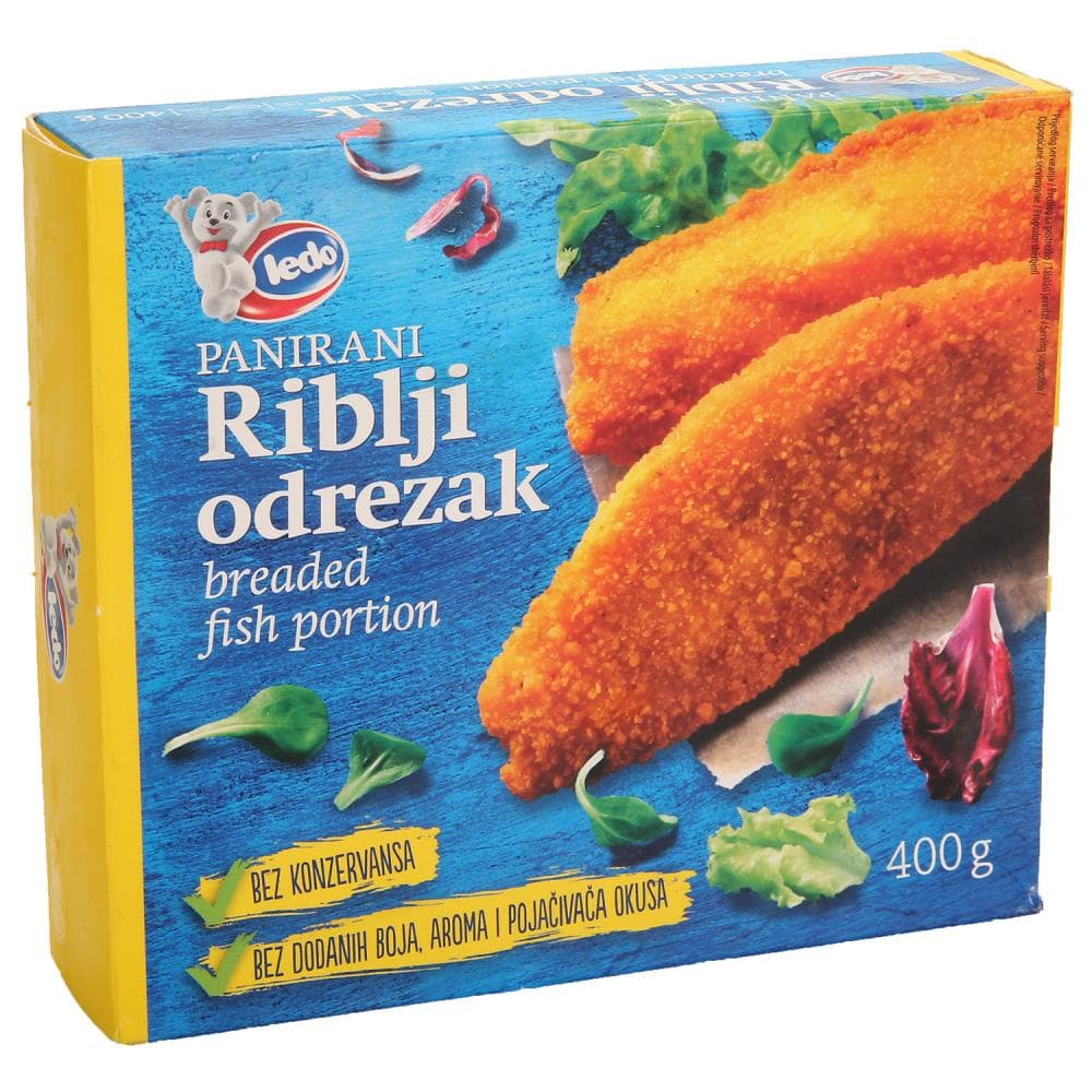 Odrezak riblji panirani Ledo 400 g Akcija u trgovini NTL