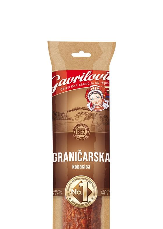 Gavrilović Čajna ili graničarska kobasica 300 g Akcija u trgovini Tommy