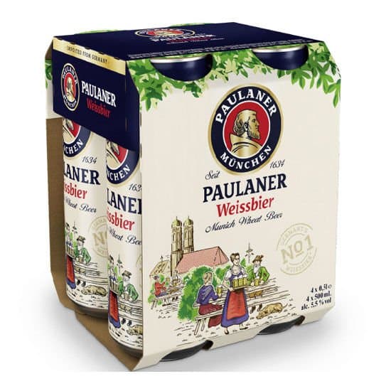 Paulaner svijetlo pivo 4x 0,5 l Akcija u trgovini Plodine
