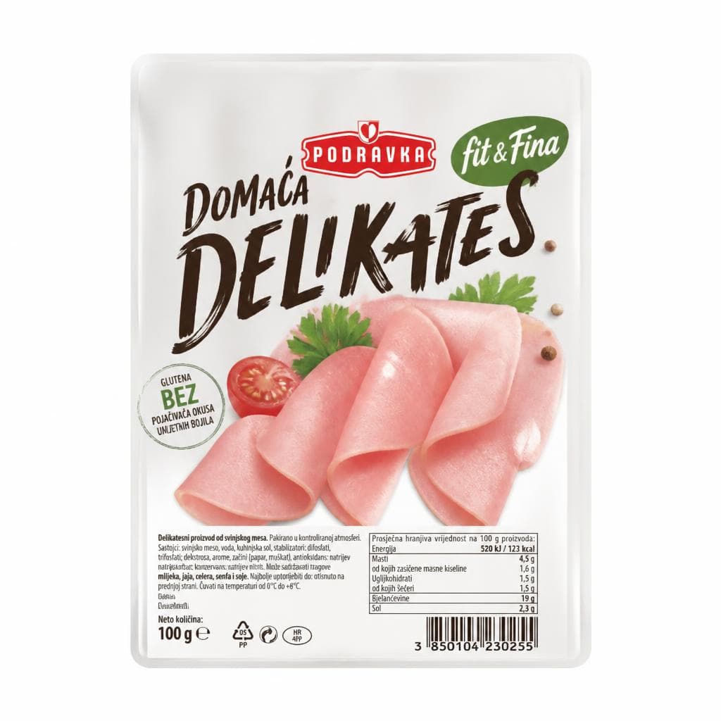 Podravka Fit&Fina Domaća delikates 100 g Akcija u trgovini Plodine