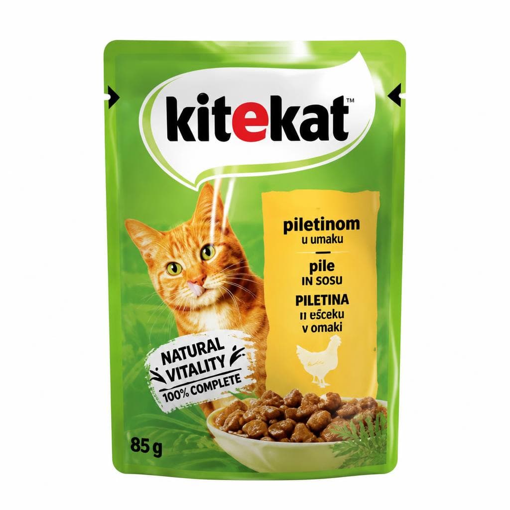 Kitekat hrana za mačke piletina, losos 85 g Akcija u trgovini 365 Market