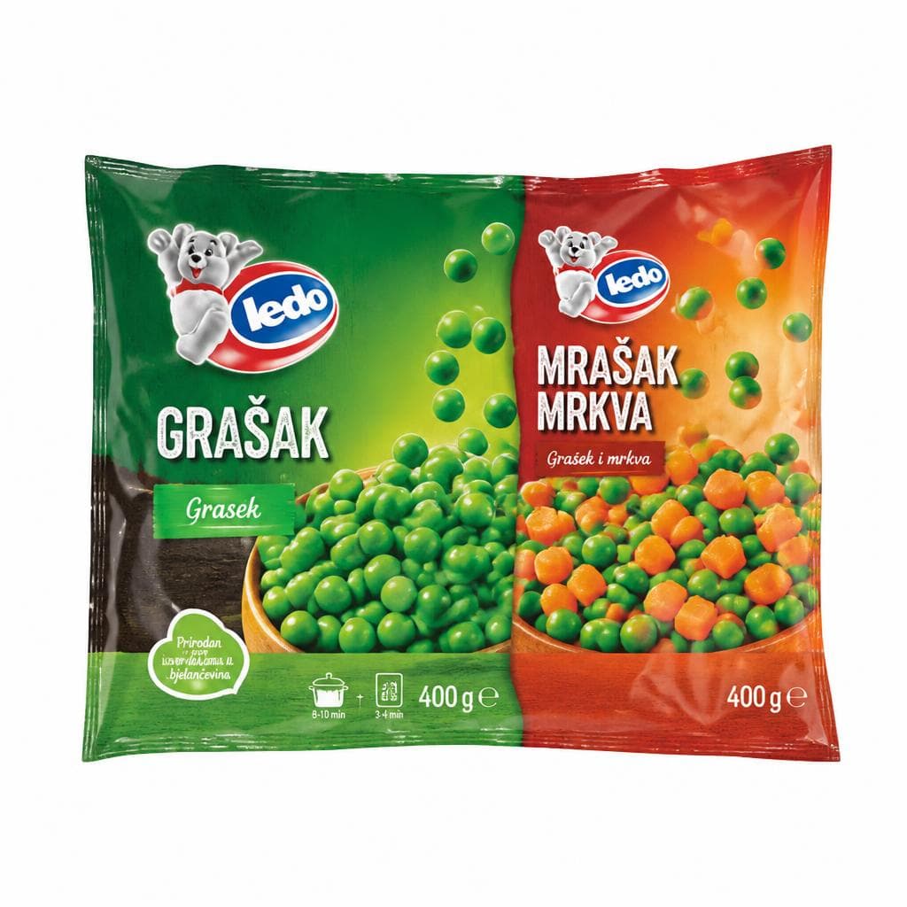 Ledo Smrznuto povrće 400 g Akcija u trgovini Tommy