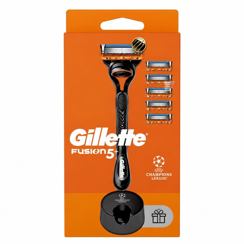 Gillette brijač Fusion 5+ 5 patrona, set Akcija u trgovini Konzum