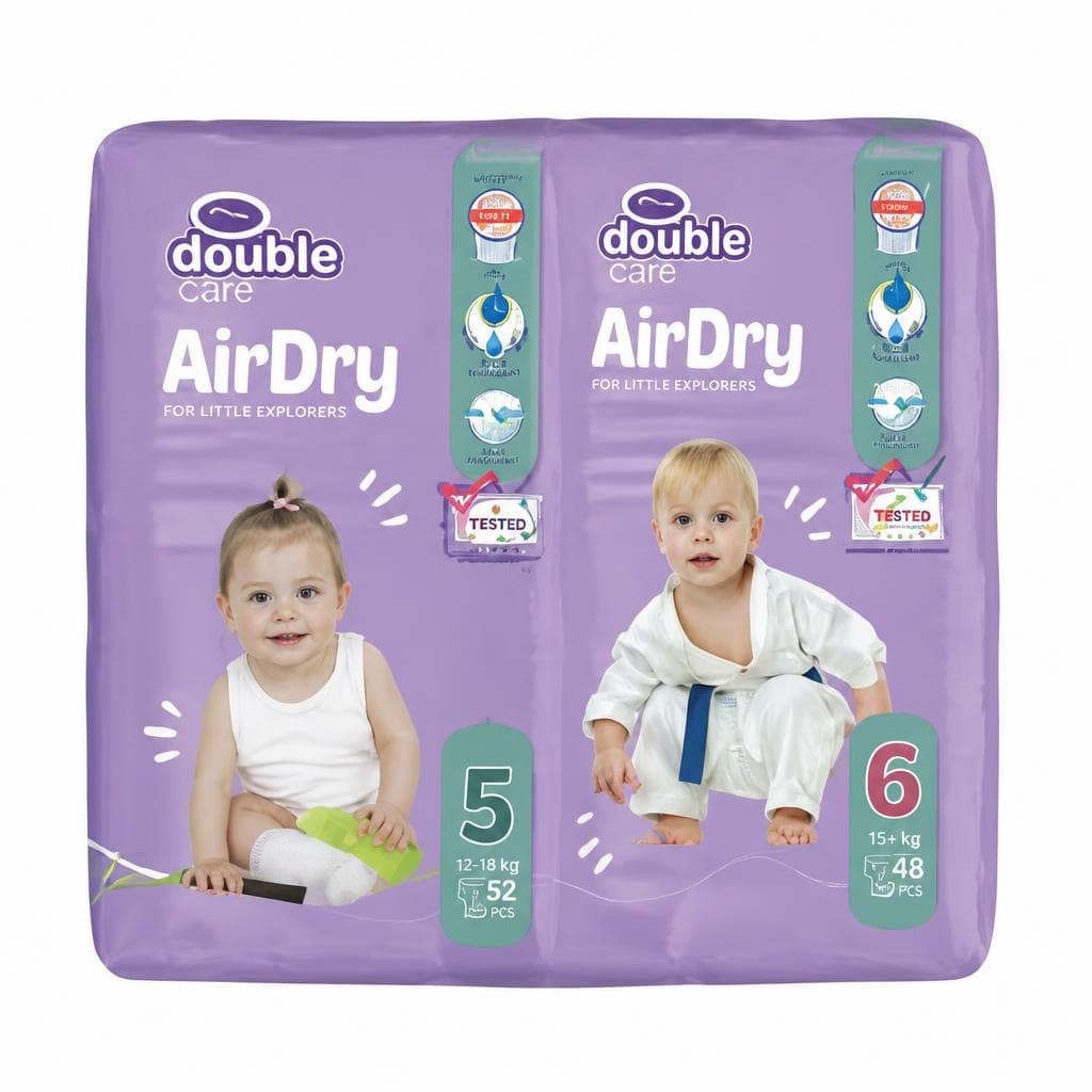 Double care Violeta Dječje pelene 86-104 kom Akcija u trgovini Tommy
