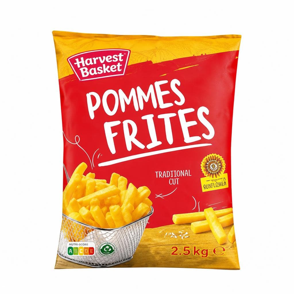Harvest Basket Pommes Frites 2.5 kg Akcija u trgovini Lidl