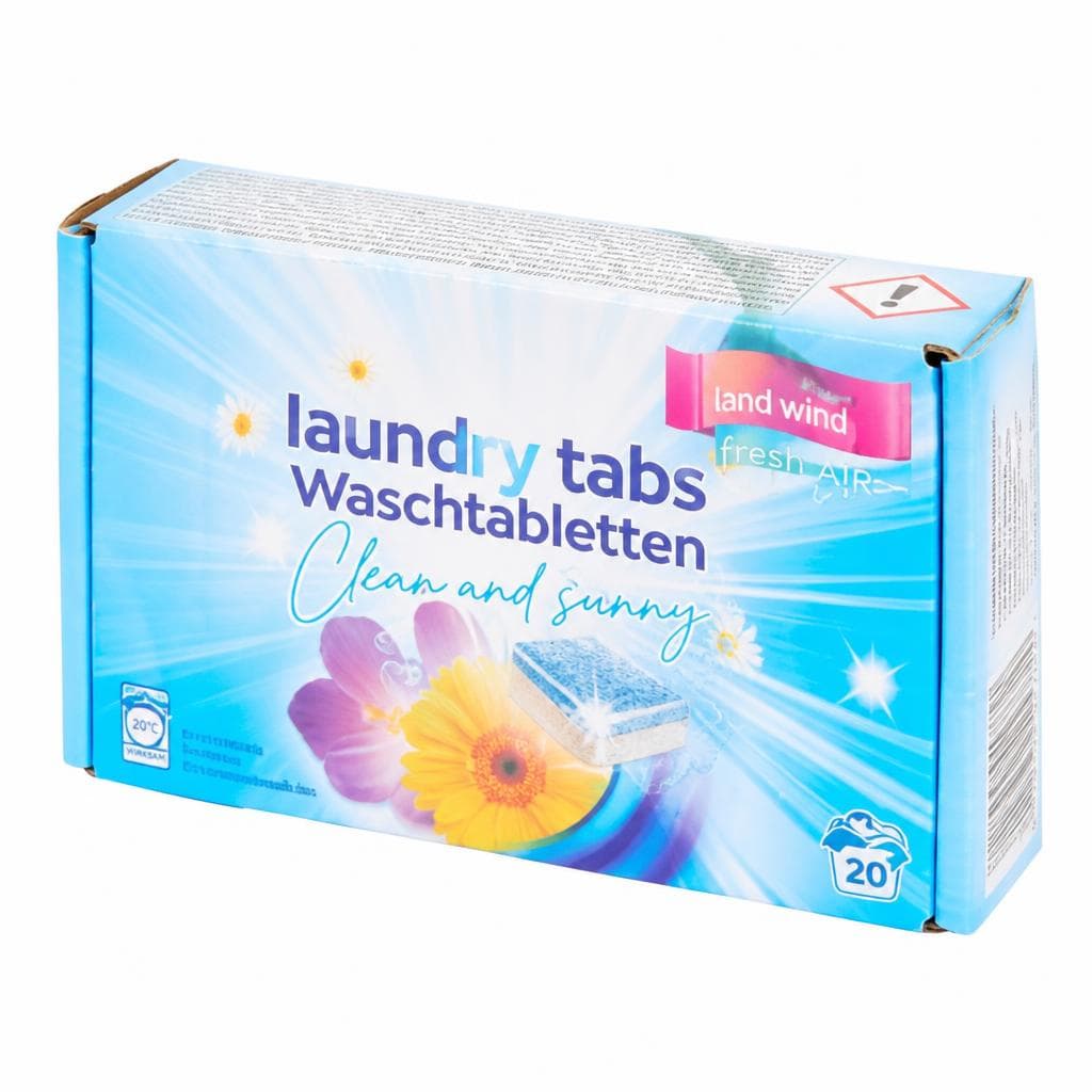 Clean & sunny kapsule deterdženta za pranje rublja 20 pranja Akcija u trgovini Action