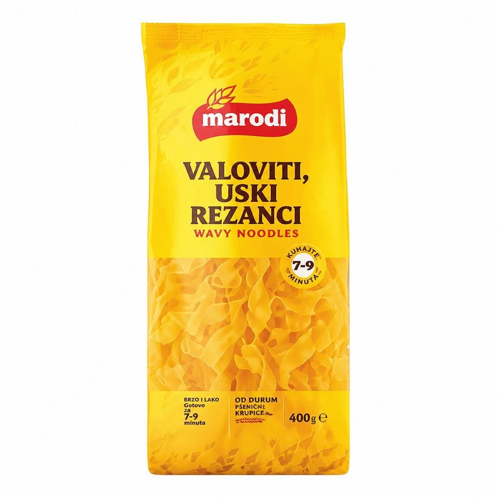Marodi valoviti, uski rezanci 400 g Akcija u trgovini Studenac