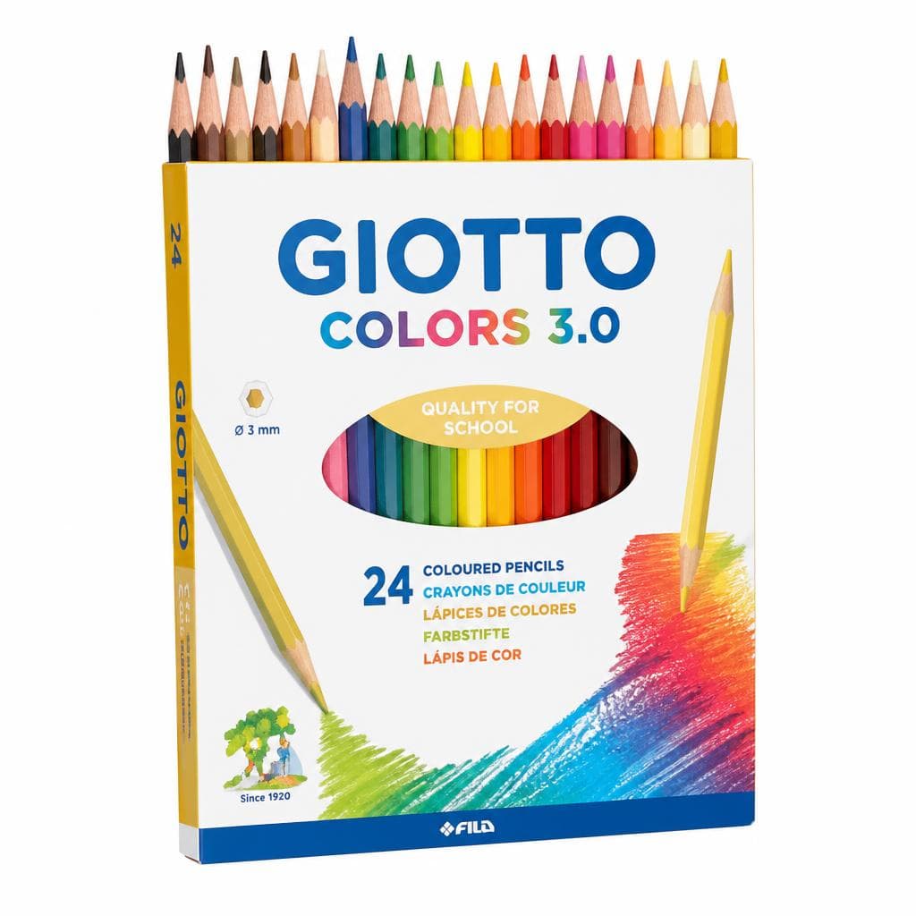 Giotto Colors bojice ili Tratto Video markeri set 24 bojice / 8 markera Giotto, Tratto Video Akcija u trgovini Eurospin