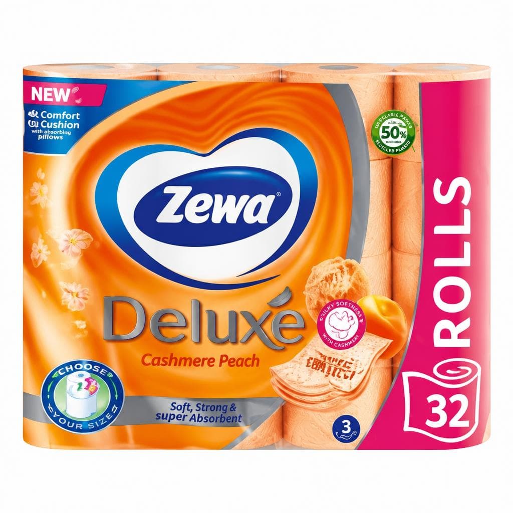 Zewa Toaletni papir Deluxe Breskva 32/1 Akcija u trgovini Kaufland