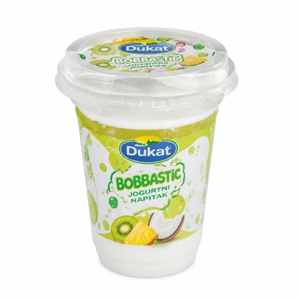 Dukat Bobbastic Jogurtni napitak 300 g Akcija u trgovini Ribola