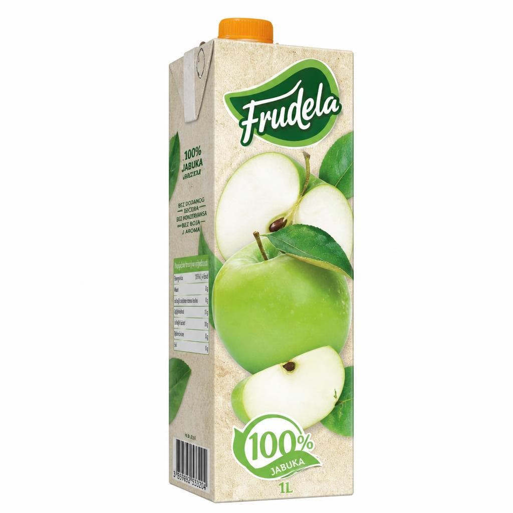 Sok jabuka 100% Frudela 1 L Akcija u trgovini NTL