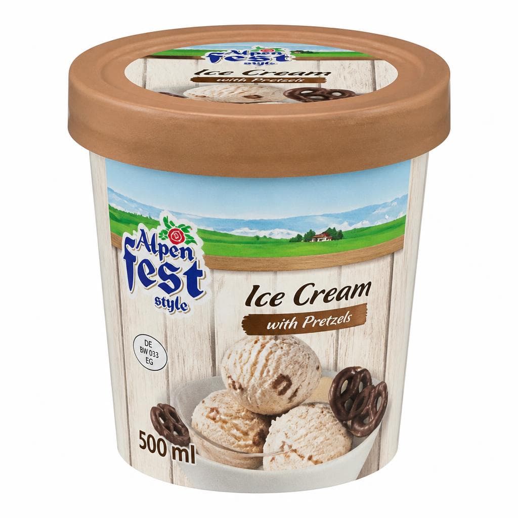 Alpenfest Sladoled s perecima 500 ml Akcija u trgovini Lidl
