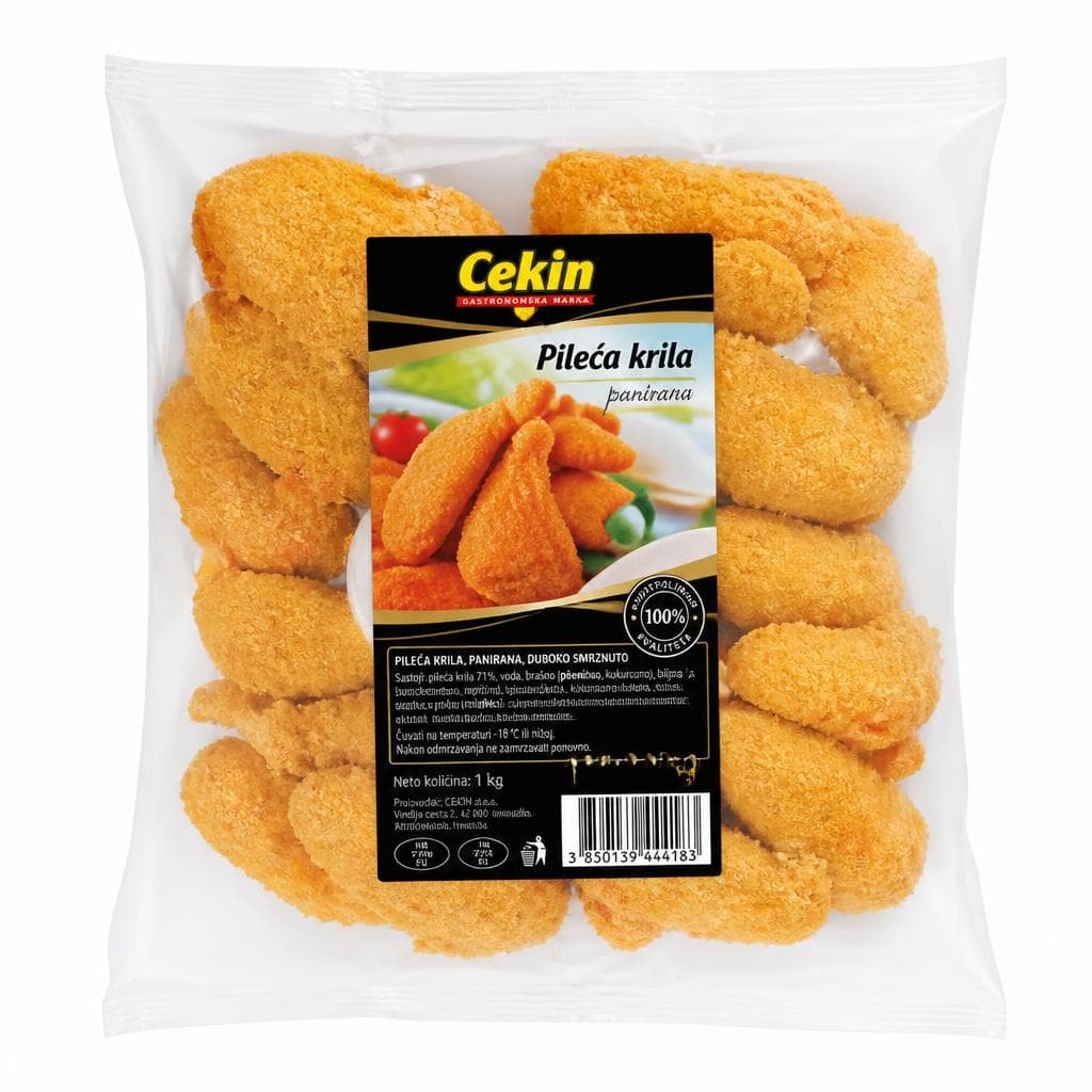 Cekin krila pileća panirana 1 kg Akcija u trgovini NTL