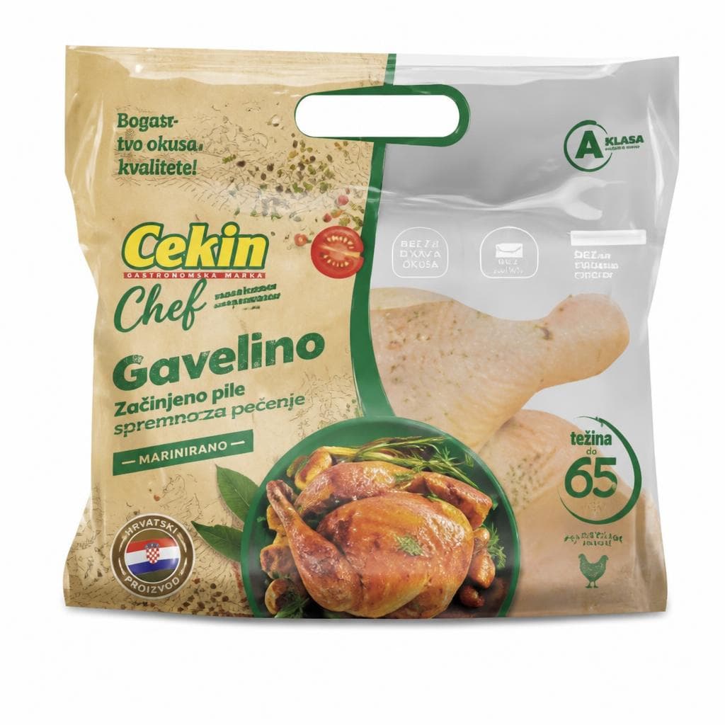 Cekin Gavelino marinirano svježe pile Vindija 1 kg Akcija u trgovini Konzum