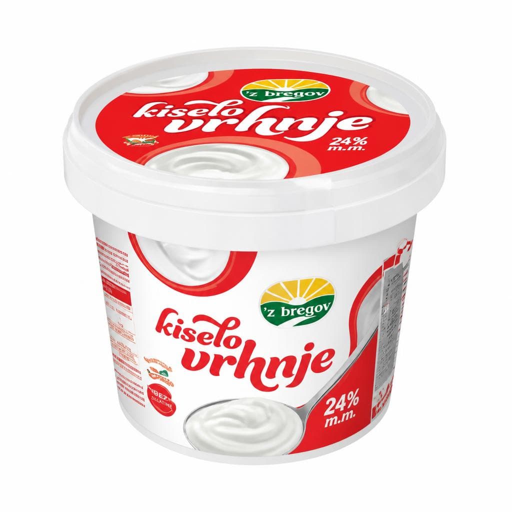 Z bregov Kiselo vrhnje 900 g Akcija u trgovini Plodine