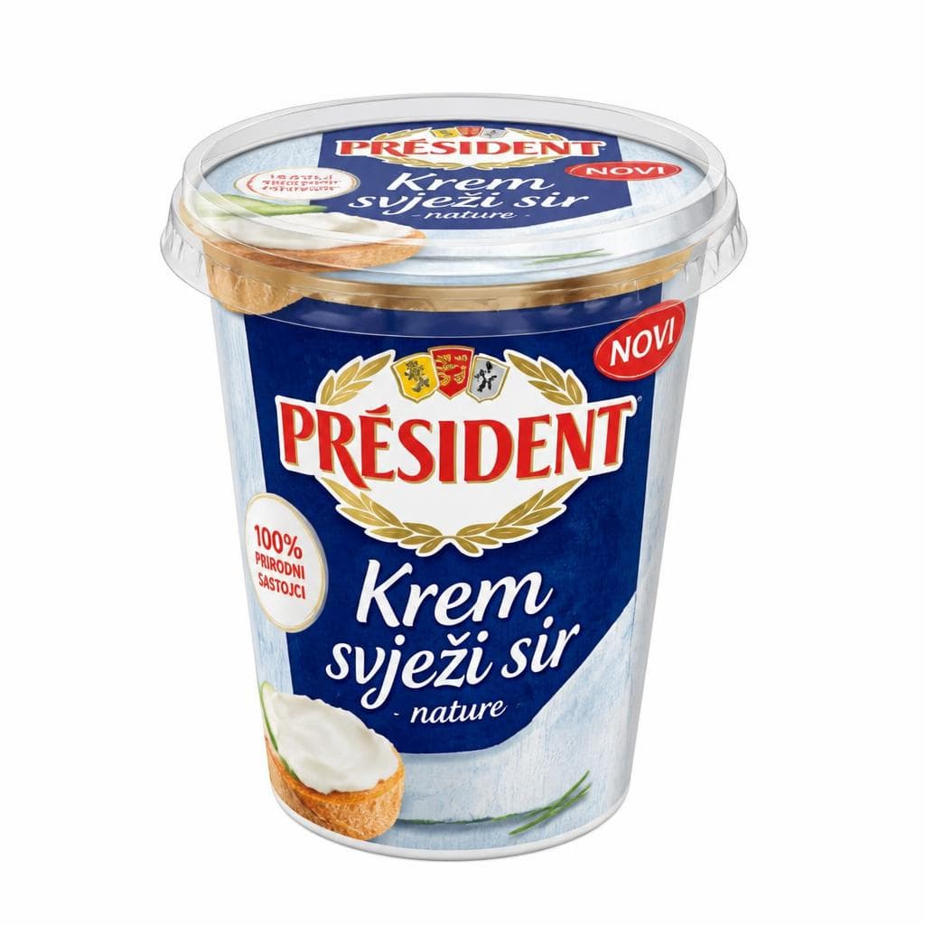 President svježi krem sir 500 g Akcija u trgovini Tommy