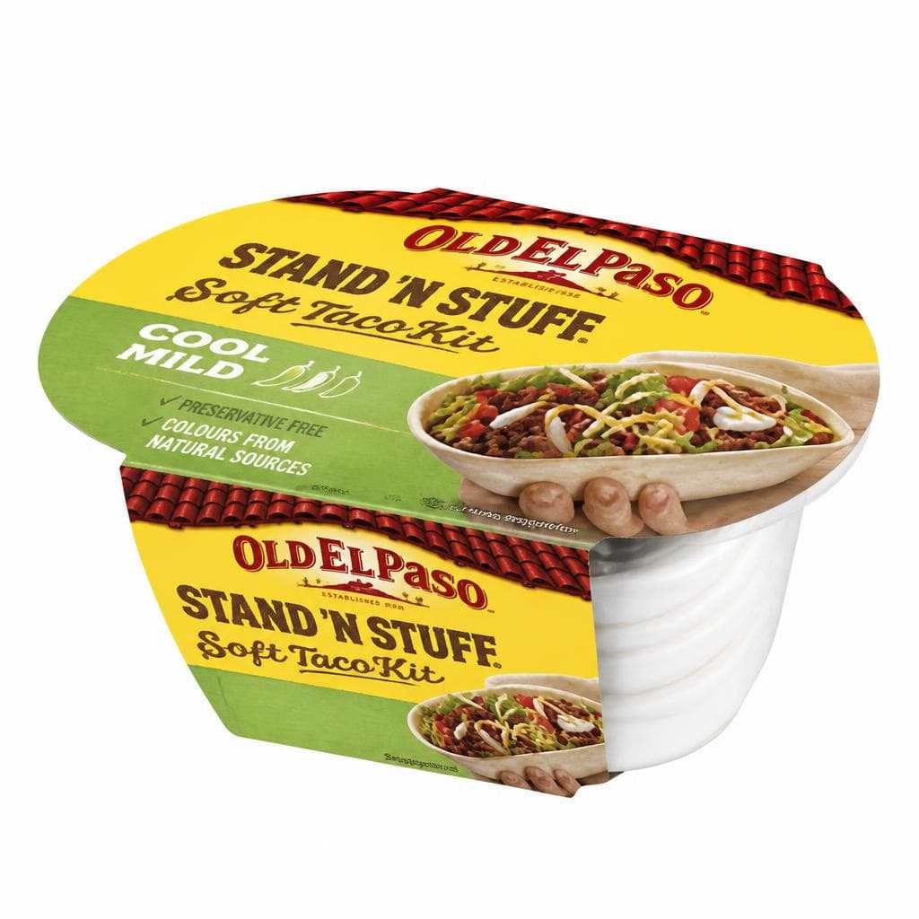Old El Paso Taco Stand N Stuff 193g, 8/1 Akcija u trgovini Konzum