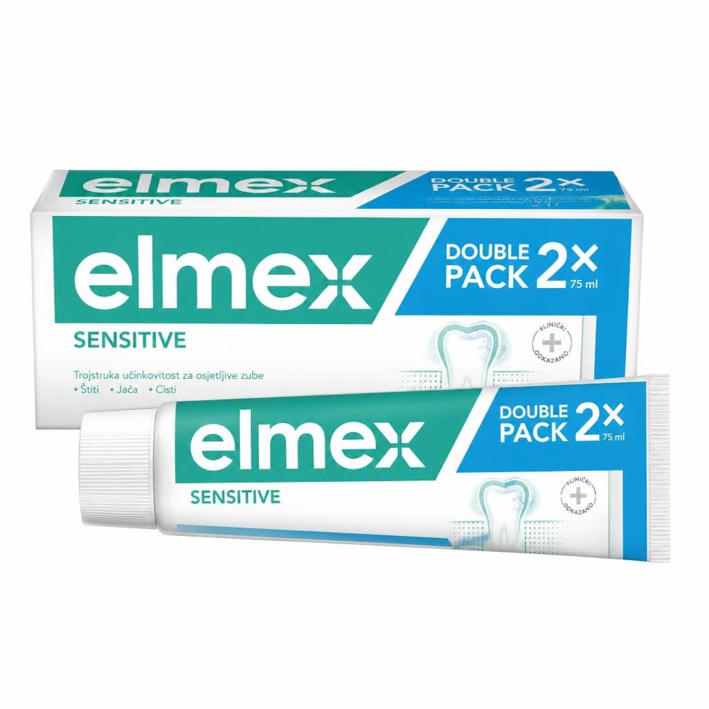 Elmex pasta za zube 2 x 75 ml Akcija u trgovini Spar