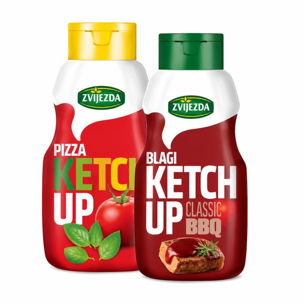 Ketchup ili BBQ umaci 490 g ili 500 g Zvijezda Akcija u trgovini Spar