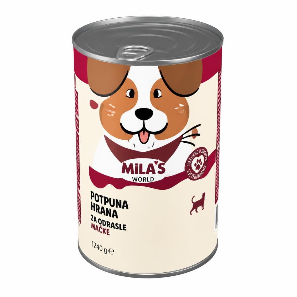 Mila's World potpuna hrana za odrasle mačke 400 g Akcija u trgovini Lidl