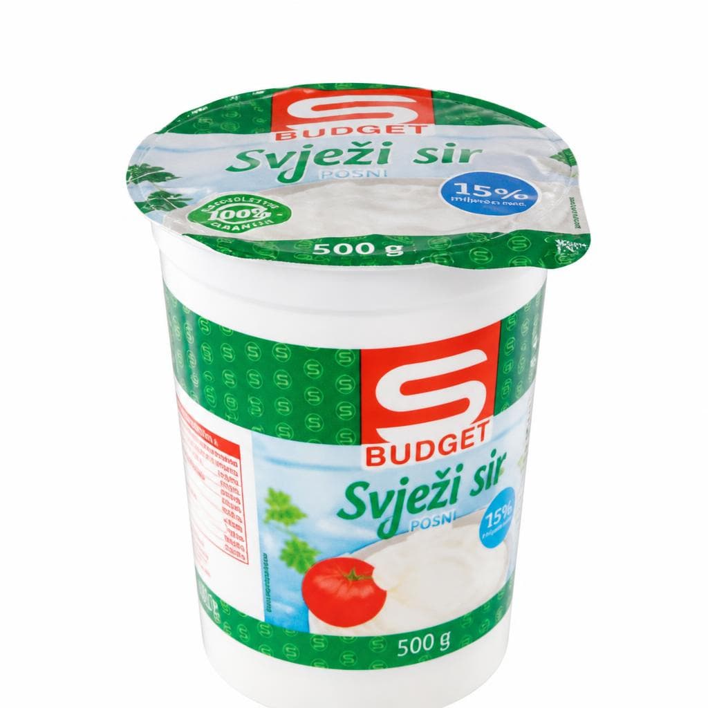 Svježi posni sir 500 g S-BUDGET Akcija u trgovini Spar