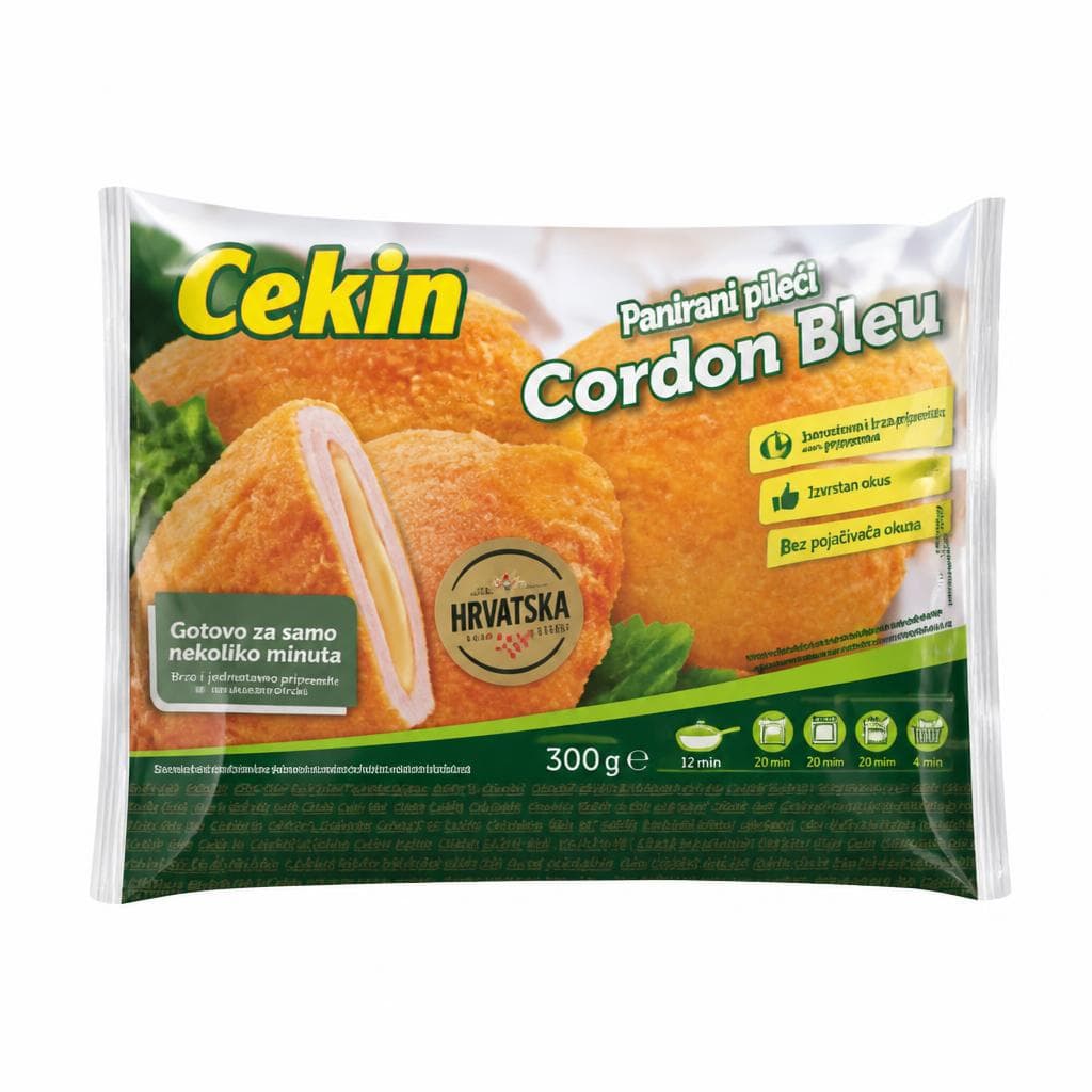 VINDIJA Cekin Panirani pileći Cordon Bleu 300 g Akcija u trgovini Ribola