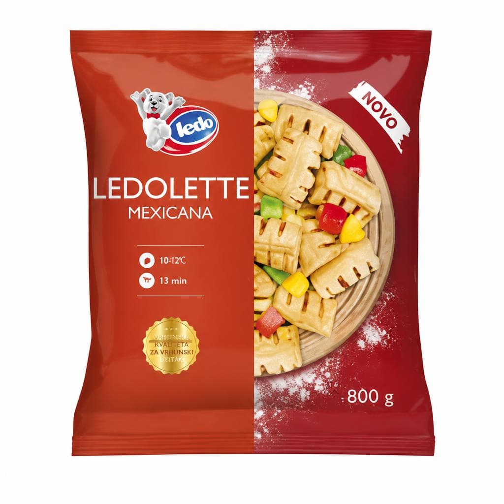 Ledo Ledolette sir i špinat ili mexicana 800 g Akcija u trgovini KTC