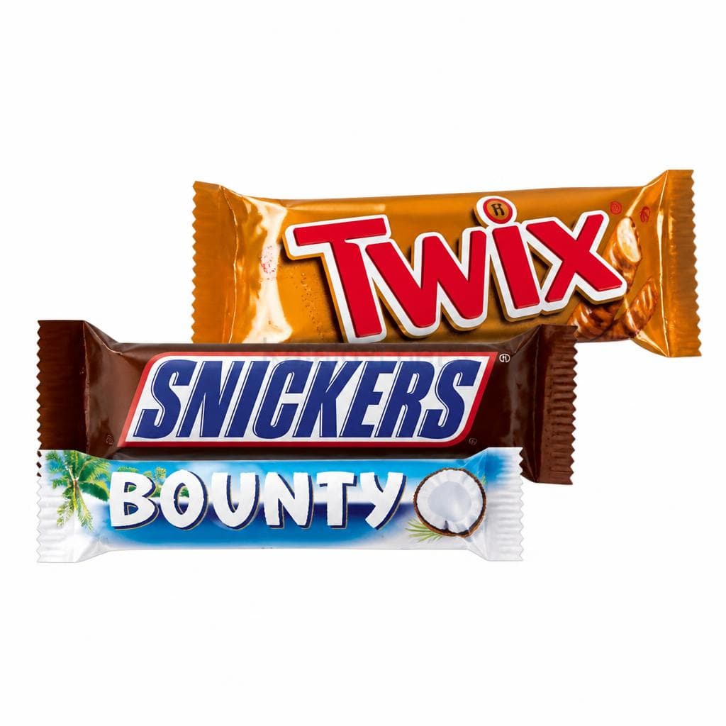 Twix, Mars, Snickers ili Bounty čokoladni prutići 50-57G Twix, Mars, Snickers, Bounty Akcija u trgovini Kaufland