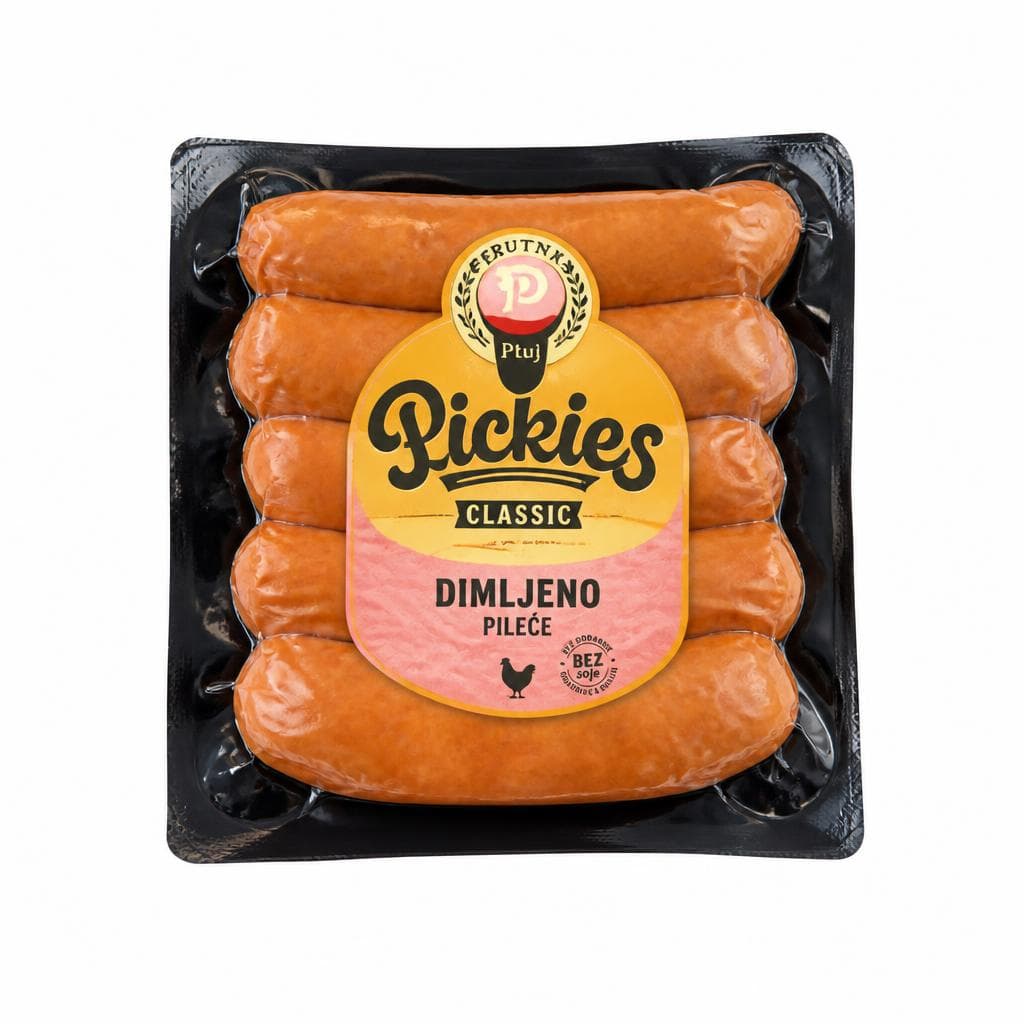 Pickies Pileća dimljena kobasica 210 g Akcija u trgovini KTC