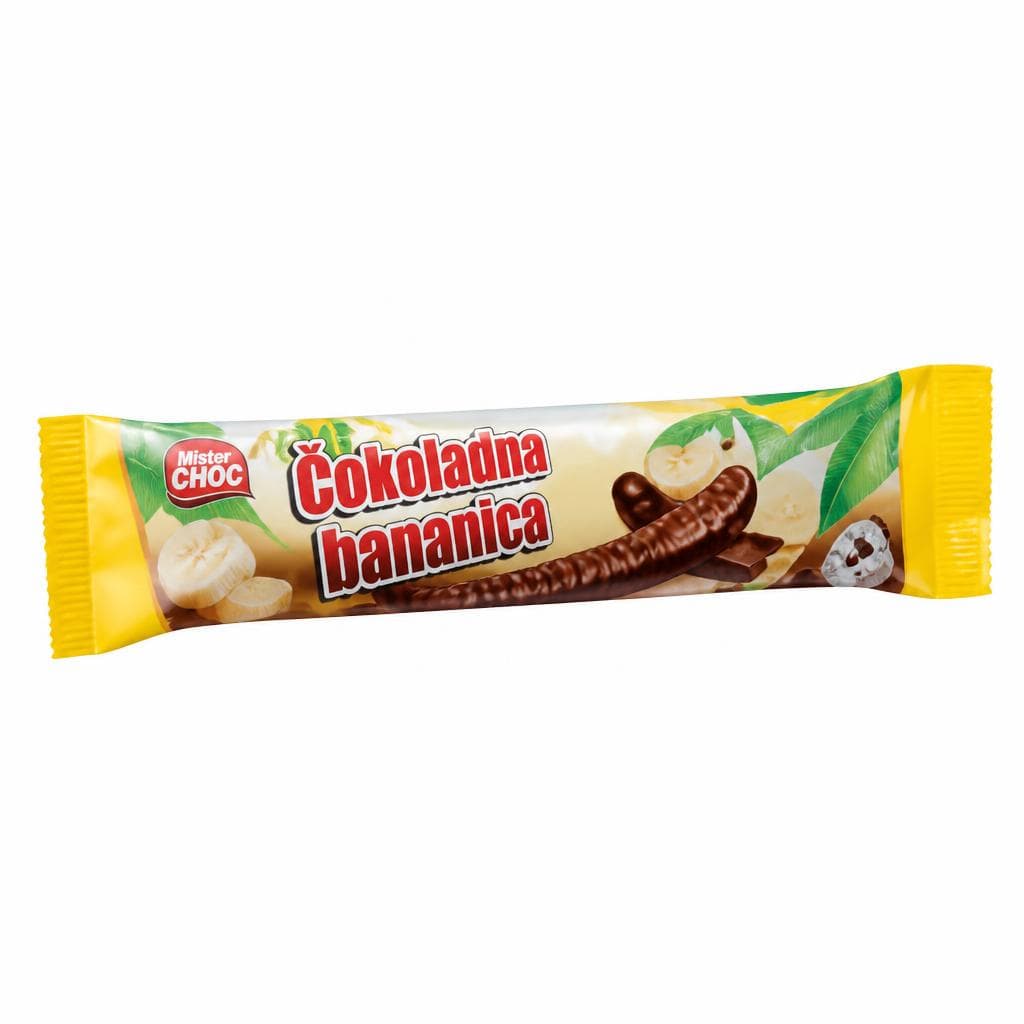 Mister Choc čokoladna bananica 30 g Akcija u trgovini Lidl