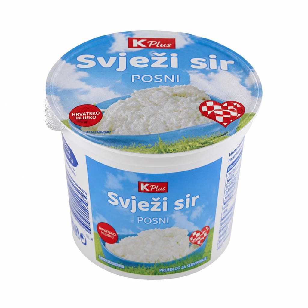 K Plus Svježi posni sir 500g Akcija u trgovini Konzum