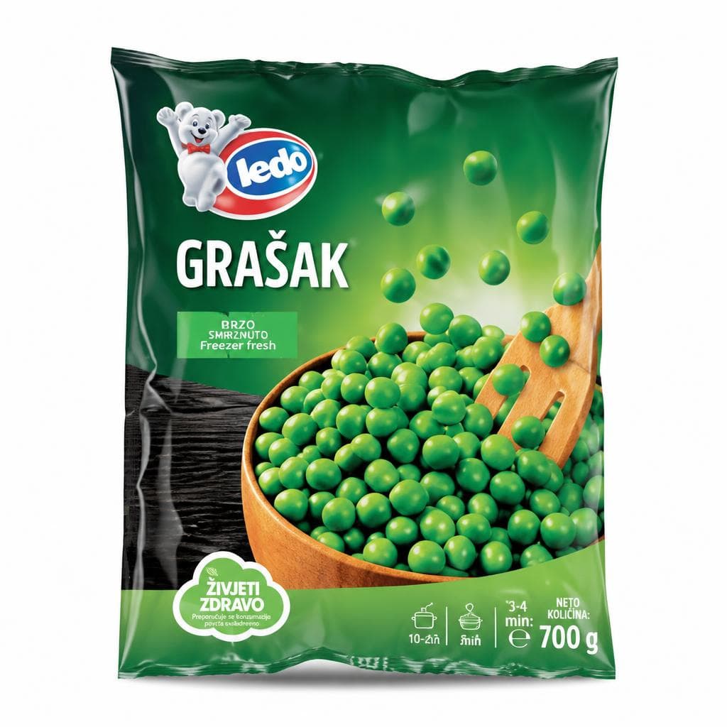Ledo Grašak XXL 700 g Akcija u trgovini Lidl