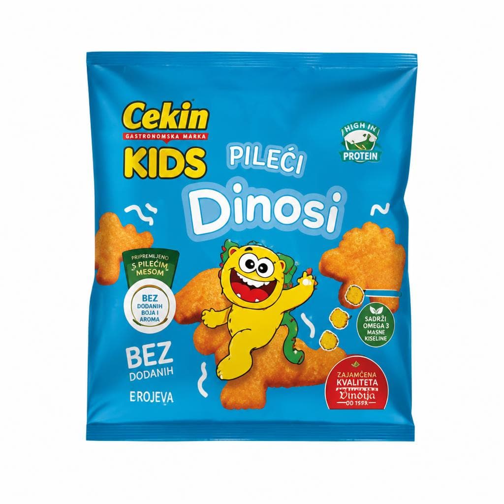 Cekin Kids panirani pileći dinosi 600 g Akcija u trgovini Stanić Diskont