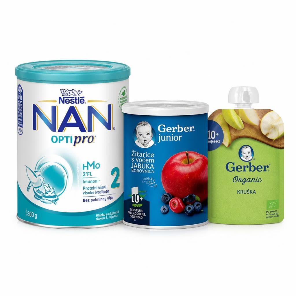 Nestle i Gerber proizvodi Nestle, Gerber Akcija u trgovini Bipa