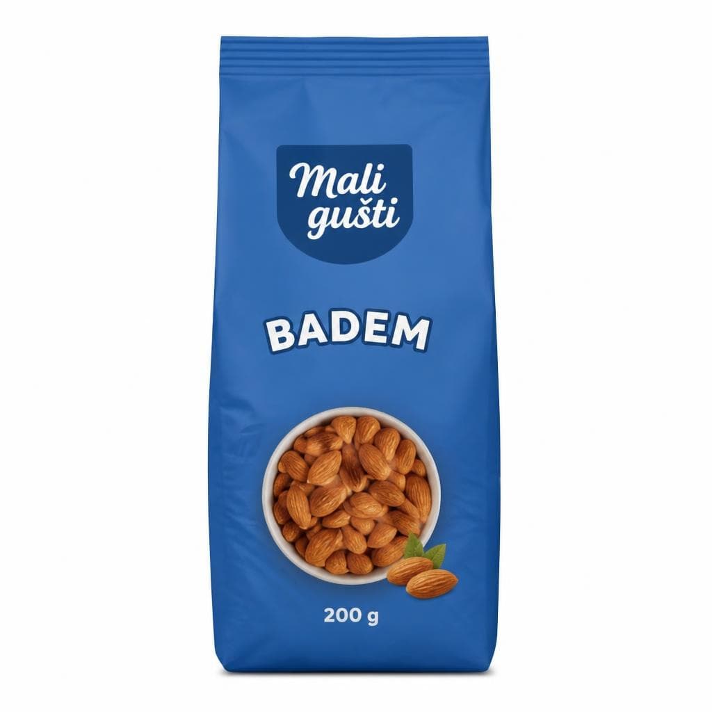 Mali gušti Badem 200 g Akcija u trgovini Tommy