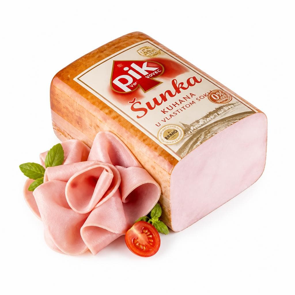 Kuhana šunka u vlastitom soku Pik Vrbovec 1 kg Akcija u trgovini Spar