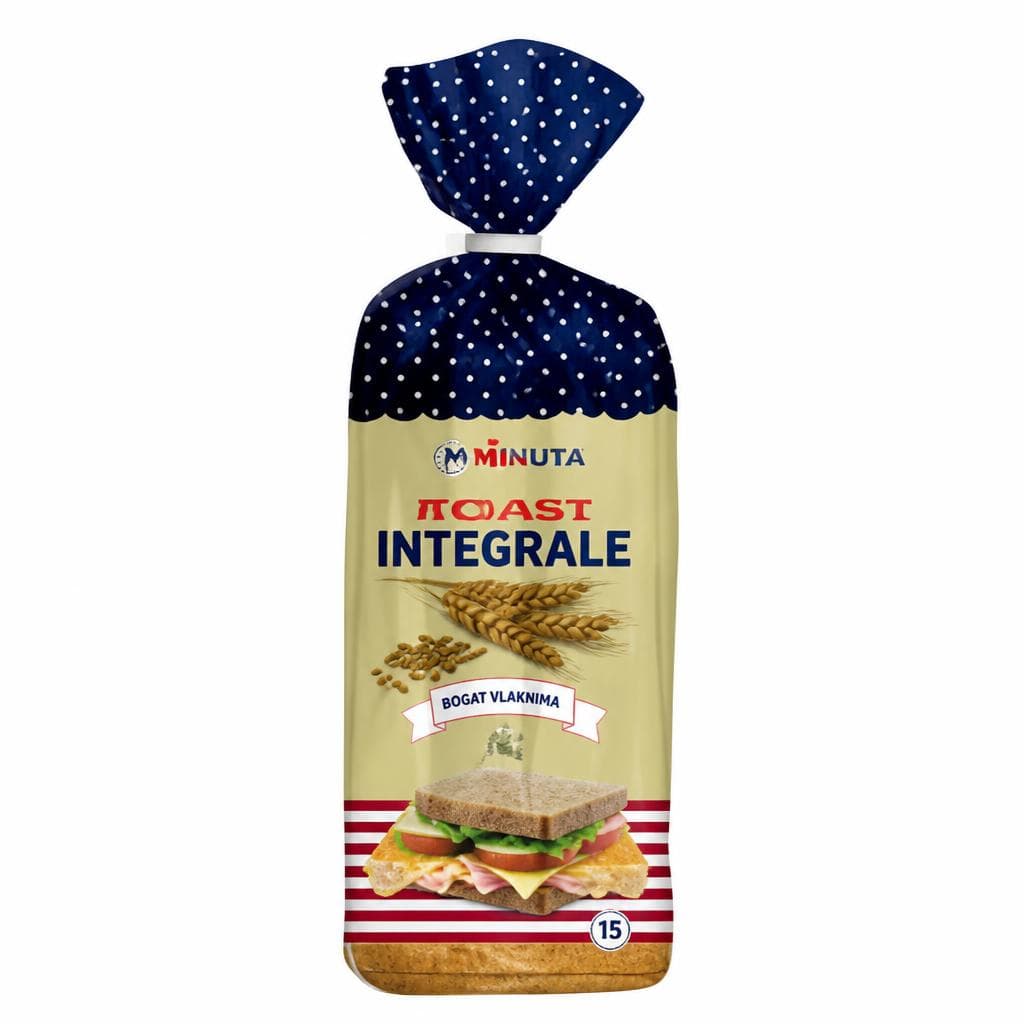 Toast integralni Tvojih pet minuta 750 g Akcija u trgovini Spar