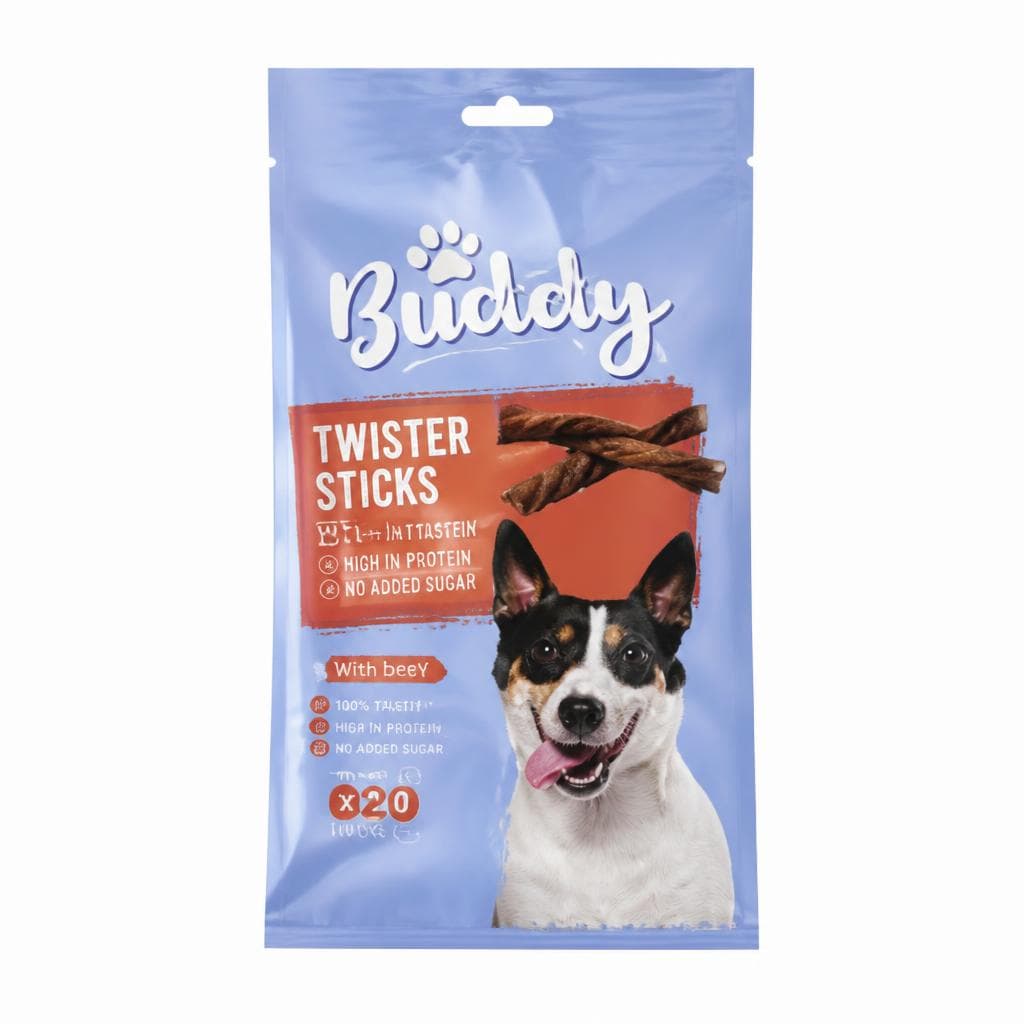 Buddy štapići za pse 100 g Akcija u trgovini Konzum